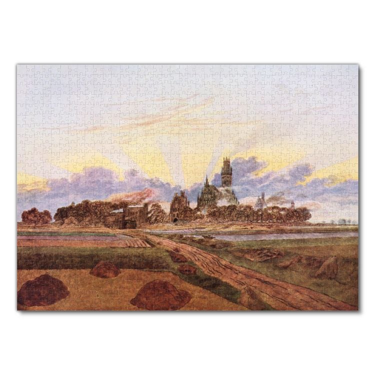 Produktbild: Lais Puzzle Caspar David Friedrich - Sonnenaufgang bei Neubrandenburg 1000 Teile