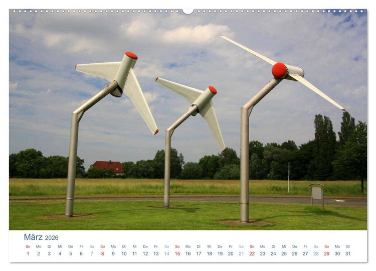 Produktbild: Nordenham und umzu 2026. Impressionen zwischen Weser und Wiesen (hochwertiger Premium Wandkalender 2026 DIN A2 quer), Kunstdruck in Hochglanz