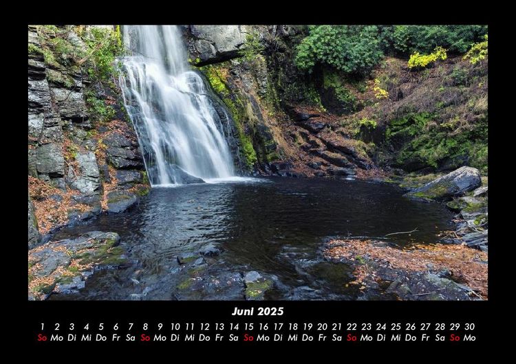 Produktbild: Wasserf&auml;lle 2025 Fotokalender DIN A3