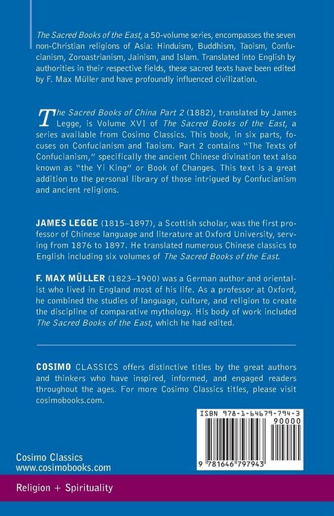 Produktbild: The Sacred Books of China, Part 2 of 6