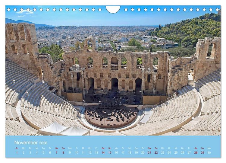 Produktbild: Geliebtes Athen (Wandkalender 2026 DIN A4 quer), CALVENDO Monatskalender