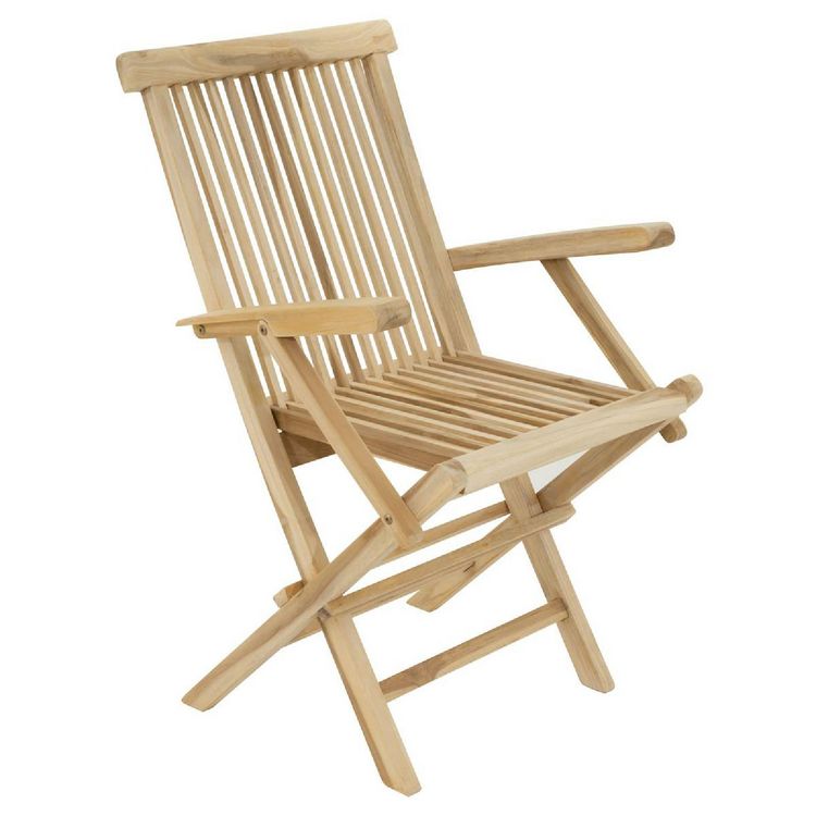 Produktbild: 4er Gartenstuhl Hochlehner Klappstuhl Holz Teak