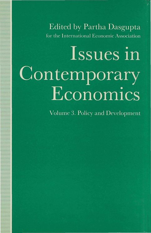 Produktbild: Issues in Contemporary Economics