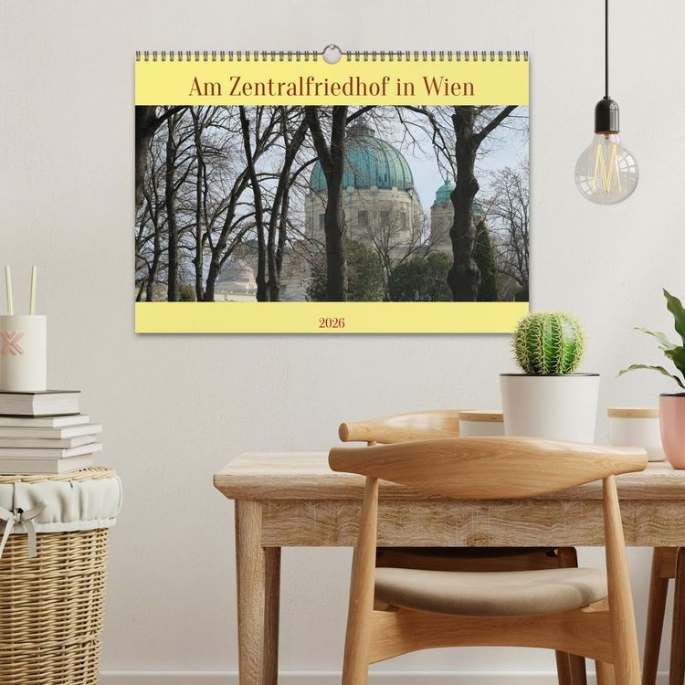 Produktbild: Am Zentralfriedhof in Wien (Wandkalender 2026 DIN A3 quer), CALVENDO Monatskalender