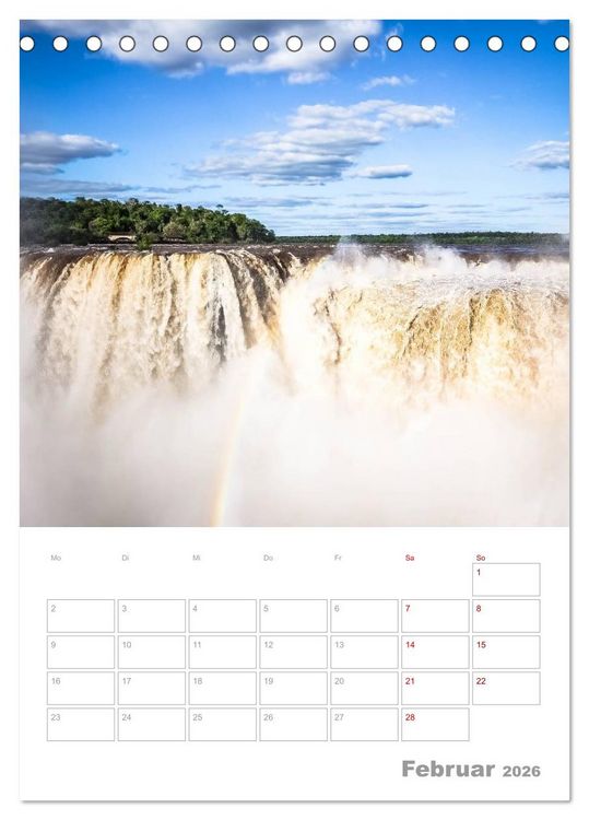 Produktbild: &iexcl;viva S&uuml;damerika (Tischkalender 2026 DIN A5 hoch), CALVENDO Monatskalender