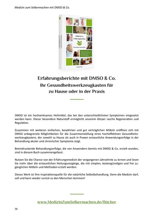 Medizin zum Selbermachen mit DMSO & Co.