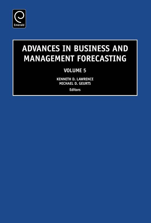 Produktbild: Advances in Business and Management Forecasting