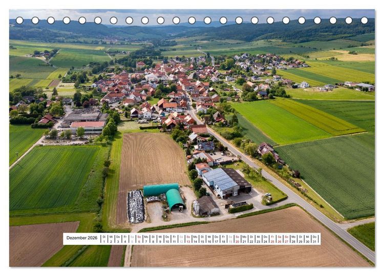 Produktbild: Die Ringgau D&ouml;rfer (Tischkalender 2026 DIN A5 quer), CALVENDO Monatskalender