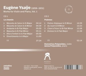 Produktbild: Werke f&uuml;r Violine & Piano Vol.1