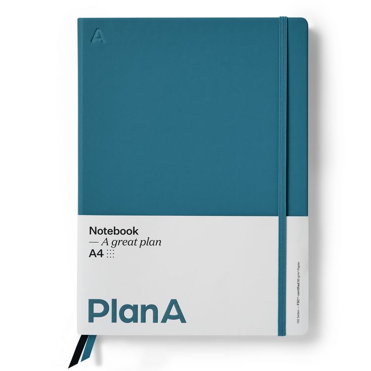 Produktbild: Notizbuch A4 Hardcover Punktiert Pacific Blue