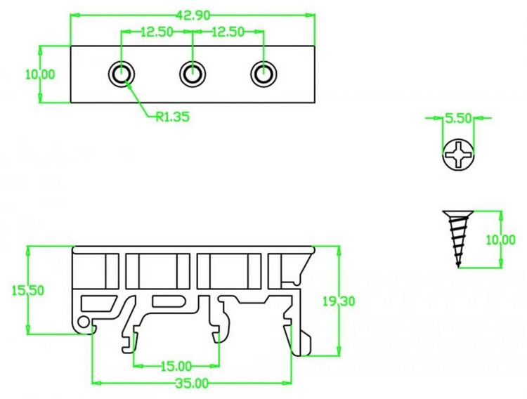 Produktbild: Delock 65961 Hutschienenadapter 1 St. Bag
