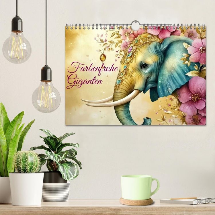 Produktbild: Farbenfrohe Giganten (Wandkalender 2026 DIN A4 quer), CALVENDO Monatskalender