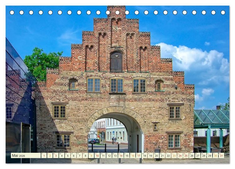 Produktbild: Bezauberndes Flensburg (Tischkalender 2026 DIN A5 quer), CALVENDO Monatskalender