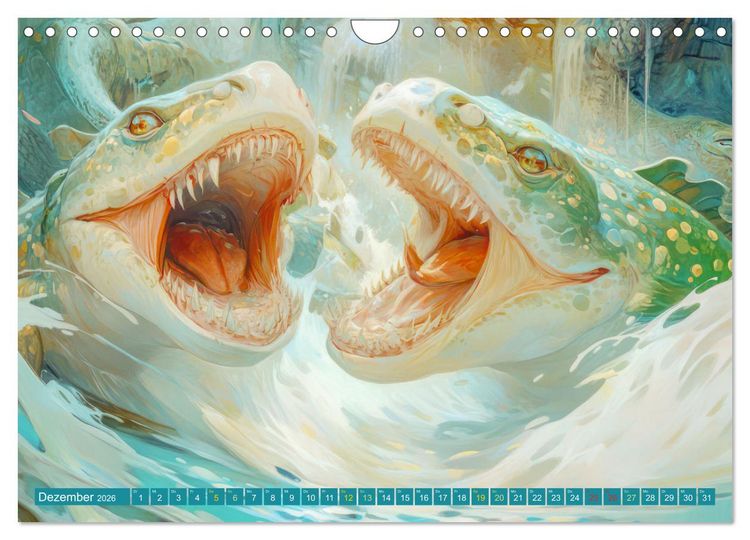 Produktbild: Schaurig sch&ouml;ne Biester (Wandkalender 2026 DIN A4 quer), CALVENDO Monatskalender