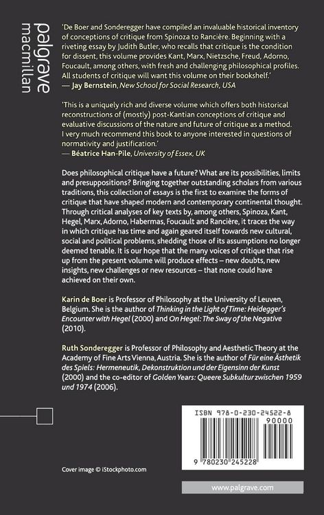 Produktbild: Conceptions of Critique in Modern and Contemporary Philosophy