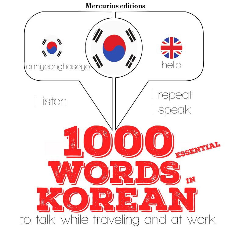 Produktbild: 1000 essential words in Korean