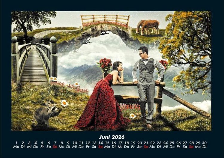 Produktbild: Kunstkalender 2026 Fotokalender DIN A4