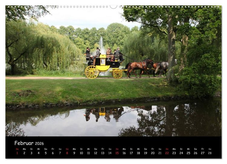 Produktbild: CIAT - Historischer Fahrsport in Celle (Wandkalender 2026 DIN A2 quer), CALVENDO Monatskalender