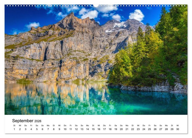 Produktbild: Wasserwelt Schweiz (hochwertiger Premium Wandkalender 2026 DIN A2 quer), Kunstdruck in Hochglanz