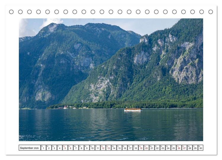 Produktbild: Morgen am K&ouml;nigssee - Spiegelungen und Stille (Tischkalender 2026 DIN A5 quer), CALVENDO Monatskalender