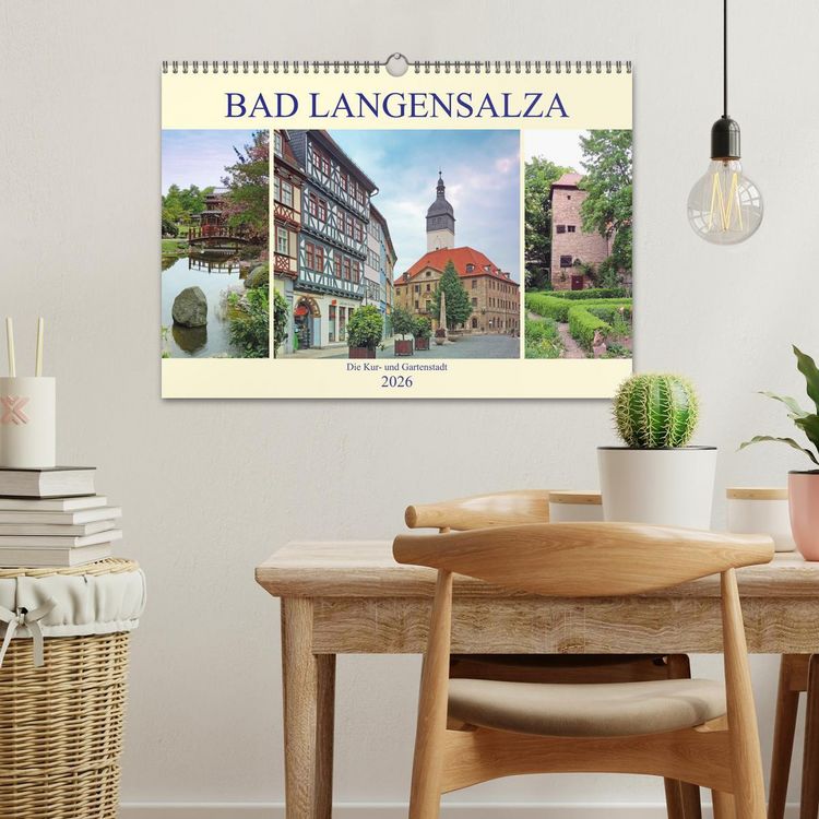 Produktbild: Bad Langensalza - Die Kur- und Gartenstadt (Wandkalender 2026 DIN A3 quer), CALVENDO Monatskalender
