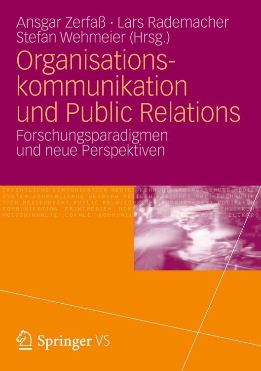 Produktbild: Organisationskommunikation und Public Relations