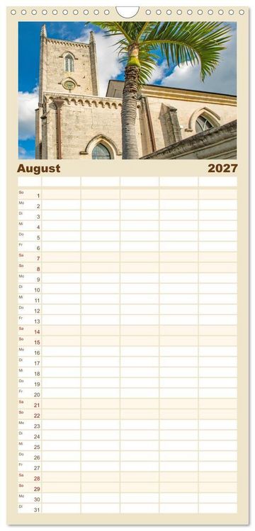 Produktbild: Familienplaner 2027 - Nassau - Stadt mit karibischem Flair mit 5 Spalten (Wandkalender, 21 x 45 cm) CALVENDO