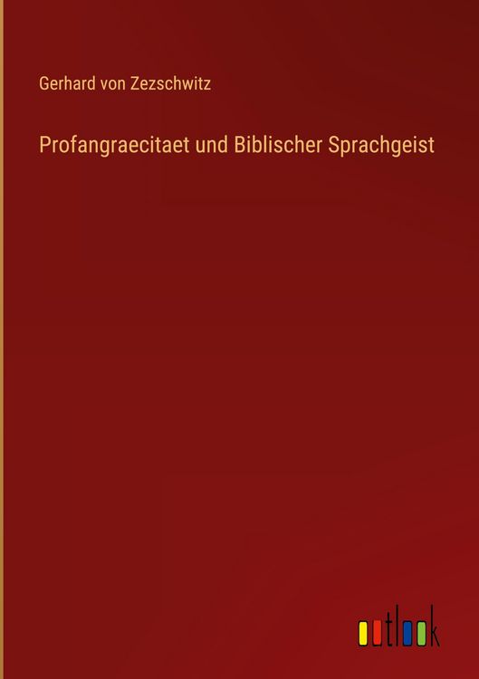 Produktbild: Profangraecitaet und Biblischer Sprachgeist