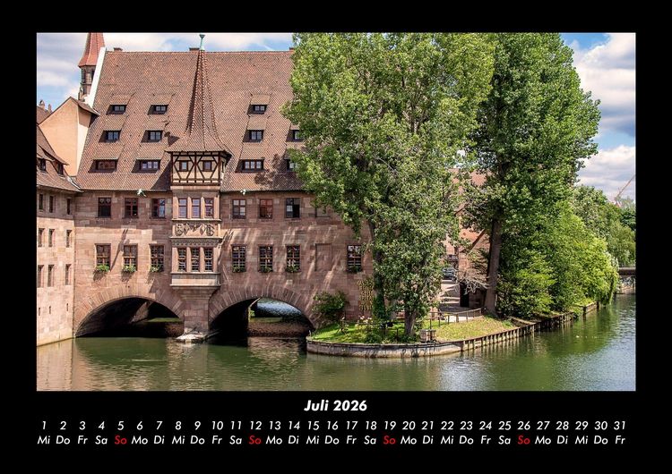 Produktbild: St&auml;dte aus Bayern 2026 Fotokalender DIN A3