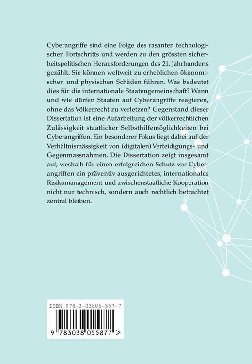 Produktbild: Cyberangriffe und V&ouml;lkerrecht