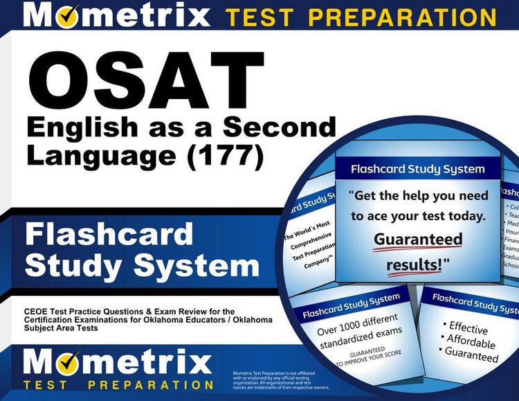 Produktbild: OSAT English as a Second Language (177) Flashcard Study System