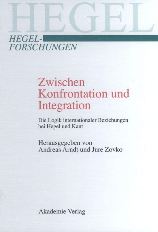 Produktbild: Zwischen Konfrontation und Integration