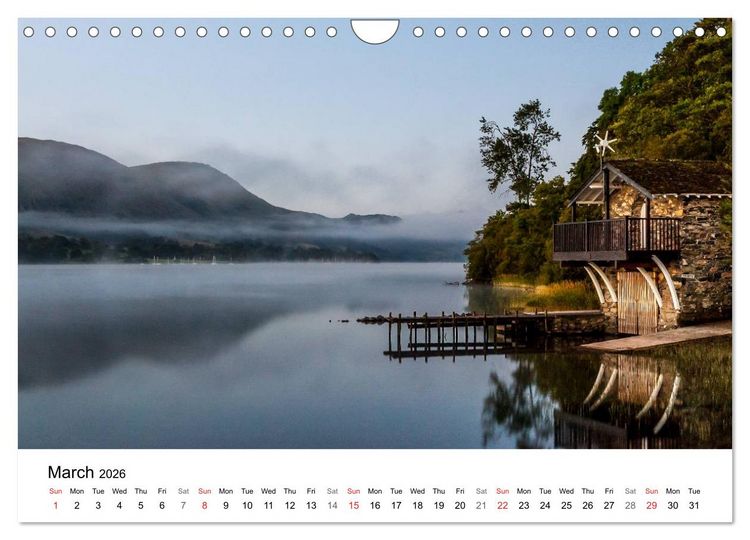 Produktbild: The Lake District 2026 Calendar (Wall Calendar 2026 DIN A4 landscape), CALVENDO 12 Month Wall Calendar