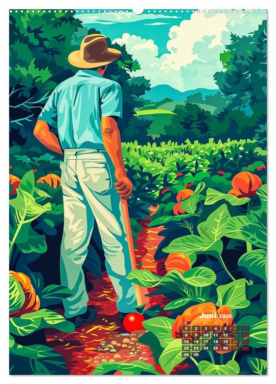 "Gärtner Mein Traumberuf (Wandkalender 2026 DIN A2 hoch), CALVENDO