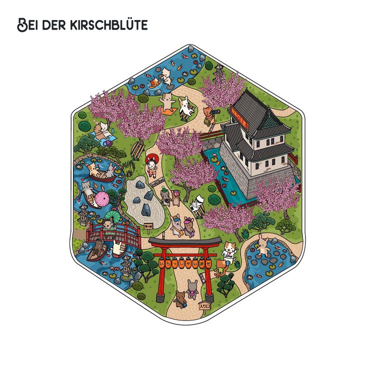 Produktbild: Mini-Sticker-Szenen - Cozy Mini-Japan I 3D-Sticker