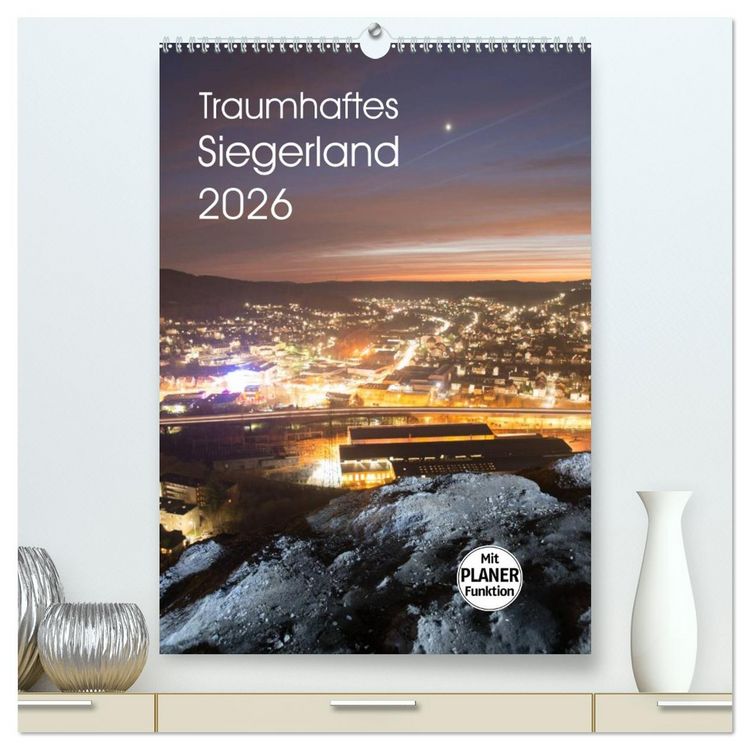Produktbild: Traumhaftes Siegerland 2026 (hochwertiger Premium Wandkalender 2026 DIN A2 hoch), Kunstdruck in Hochglanz