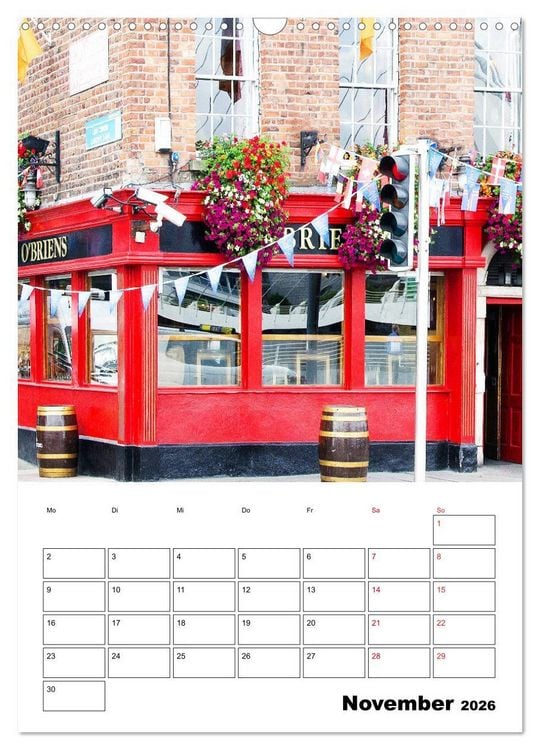 Produktbild: Dublin - faszinierende irische Hauptstadt (Wandkalender 2026 DIN A3 hoch), CALVENDO Monatskalender