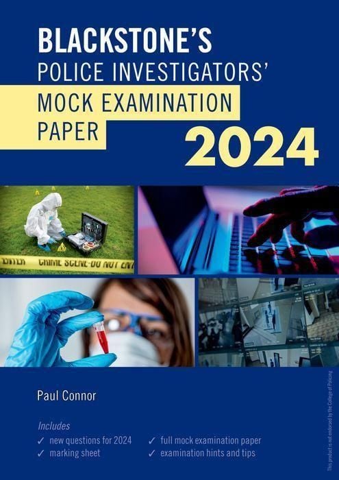 Produktbild: Blackstone's Police Investigators Mock Exam 2024