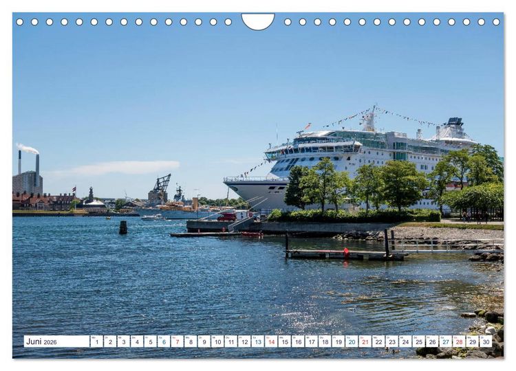 Produktbild: Sommer in Kopenhagen (Wandkalender 2026 DIN A4 quer), CALVENDO Monatskalender