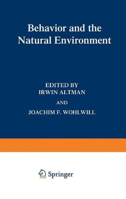 Produktbild: Behavior and the Natural Environment