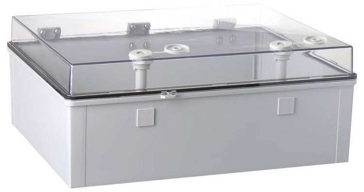 Produktbild: TRU COMPONENTS TC-PSC-40x50x20 Schaltschrank 400 x 500 x 200 ABS, Polycarbonat Hellgrau 1St.