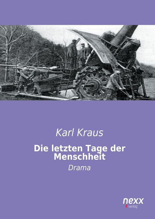 Produktbild: Kraus, K: Die letzten Tage der Menschheit