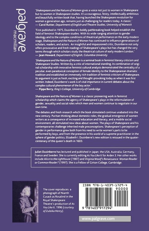 Produktbild: Shakespeare and the Nature of Women