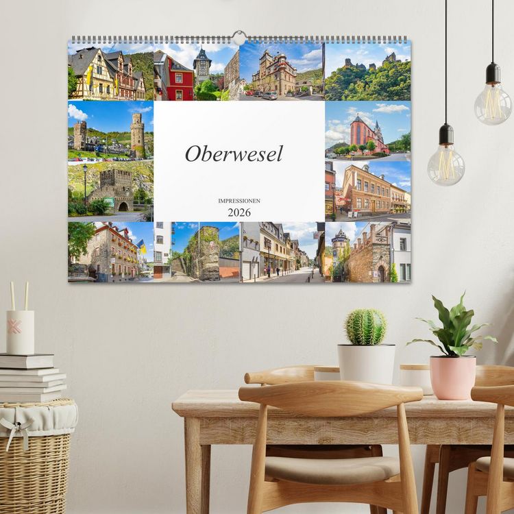 Produktbild: Oberwesel Impressionen (Wandkalender 2026 DIN A2 quer), CALVENDO Monatskalender