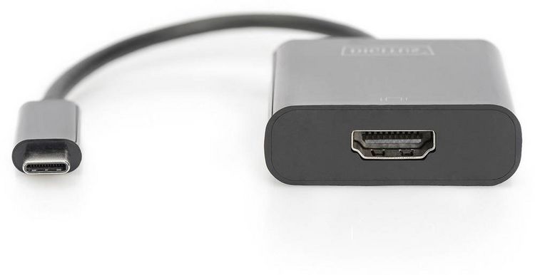 Produktbild: Digitus TV, Monitor Adapter [1x USB-C&reg; Stecker - 1x HDMI-Buchse] DA-70852 15.00cm