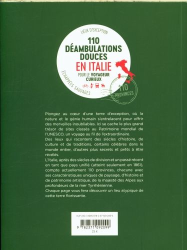 Produktbild: 110 d&eacute;ambulations douces en Italie pour le voyageur curieux