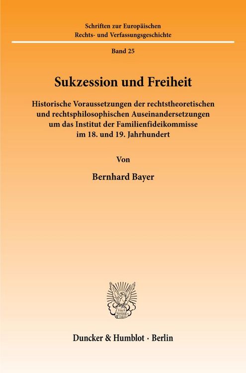 Produktbild: Sukzession und Freiheit.