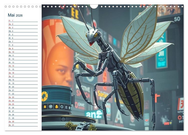 Produktbild: Roboter im Einsatz - Digitale Vernetzung und die Zukunft der Arbeit (Wandkalender 2026 DIN A3 quer), CALVENDO Monatskalender