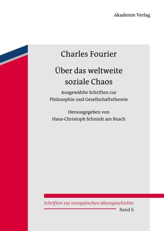 Produktbild: Über das weltweite soziale Chaos