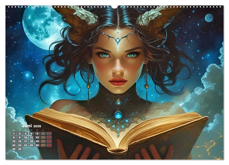 Produktbild: Fantasie und Science Fiction (Wandkalender 2026 DIN A2 quer), CALVENDO Monatskalender